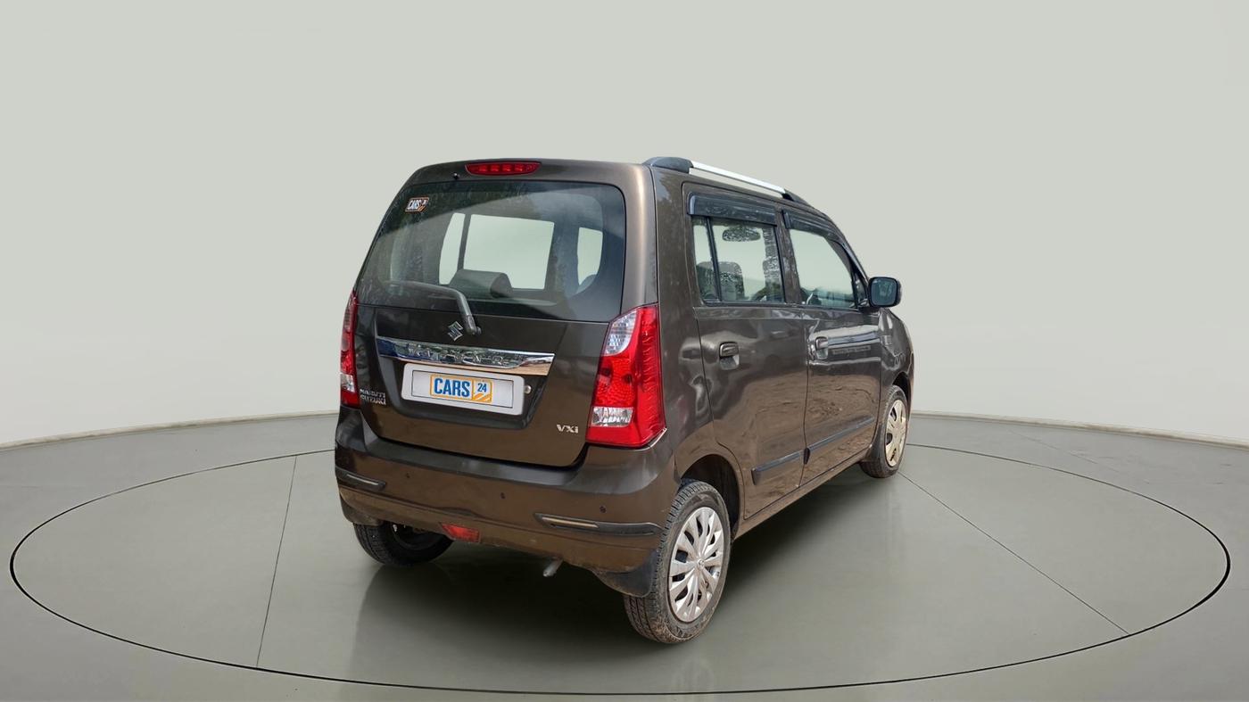 2015 Maruti Wagon R 1.0 VXI, Petrol, Manual, 43,791 km, Right Back Diagonal