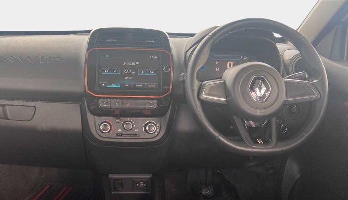 2021 Renault Kwid CLIMBER 1.0 AMT (O) DUAL TONE, Petrol, Automatic, 9,653 km, Steering Wheel Close Up