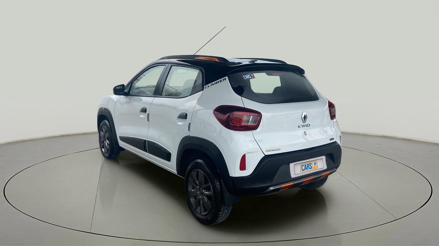 2021 Renault Kwid CLIMBER 1.0 AMT (O) DUAL TONE, Petrol, Automatic, 9,653 km, Left Back Diagonal