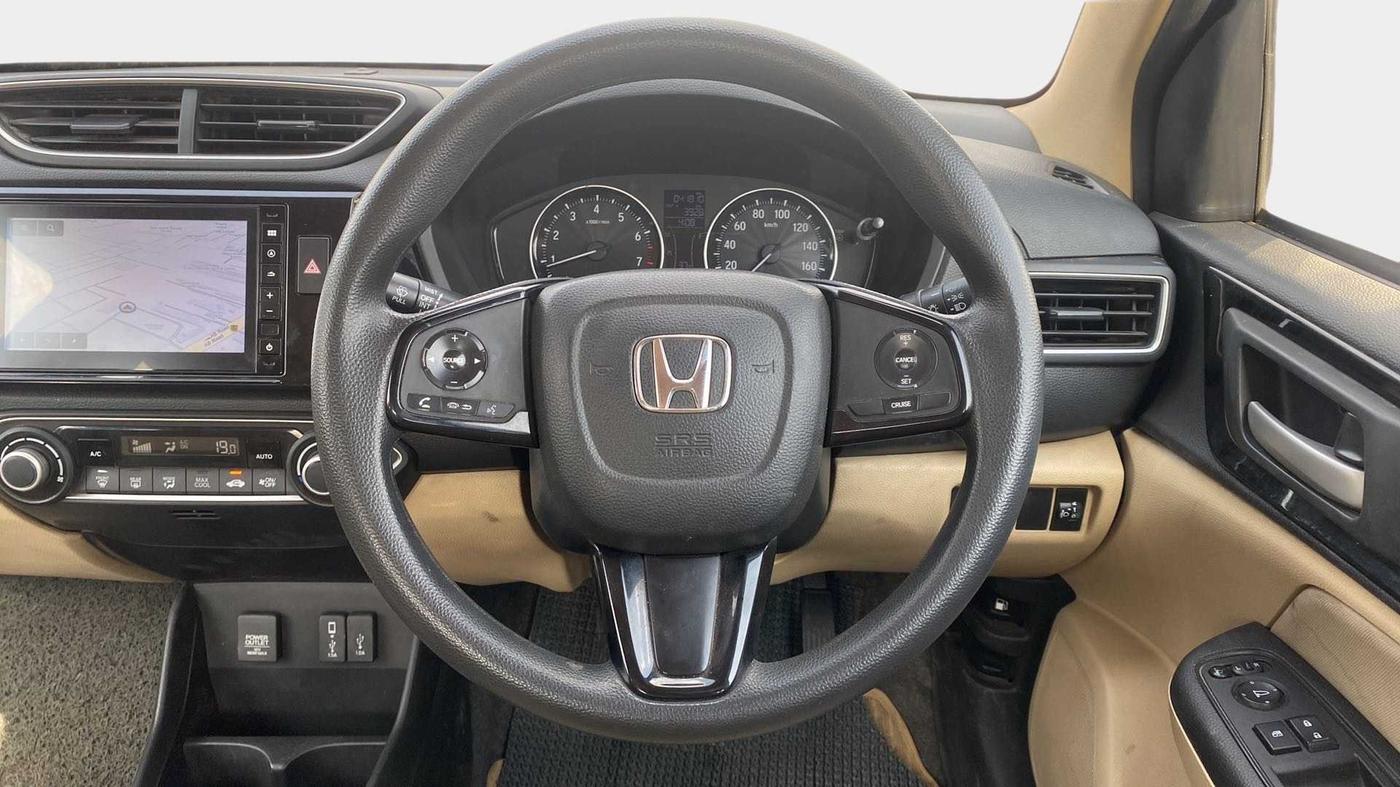 2019 Honda Amaze 1.2L I-VTEC VX, CNG, Manual, 41,843 km, Steering Wheel Close Up