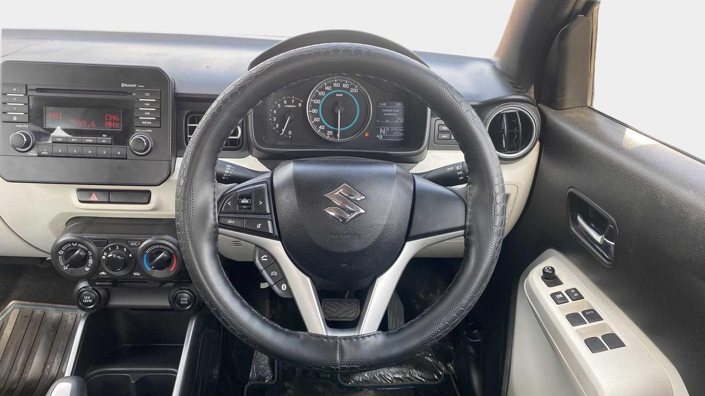 2023 Maruti IGNIS DELTA 1.2 AMT, Petrol, Automatic, 469 km, Steering Wheel Close Up