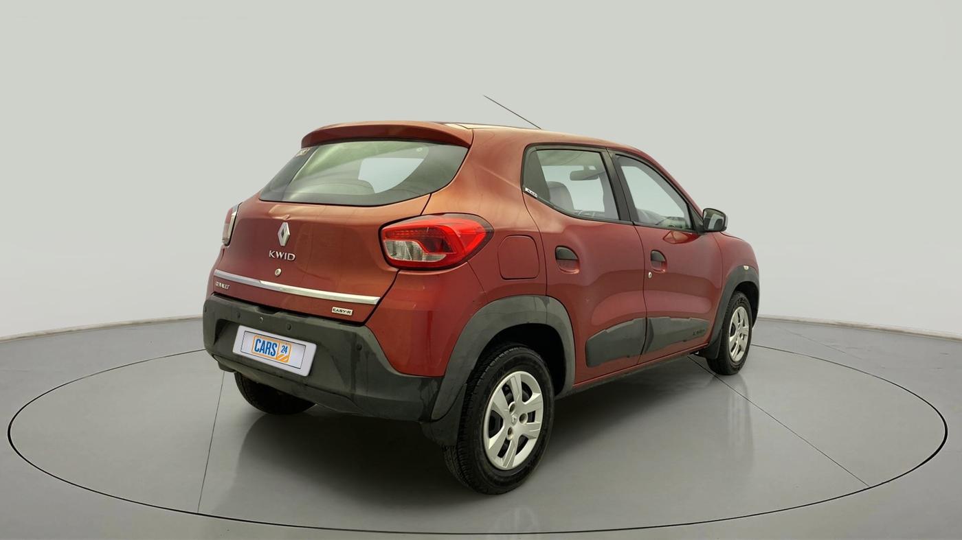 2017 Renault Kwid RXT 1.0 AMT (O), Petrol, Automatic, 54,145 km, Right Back Diagonal