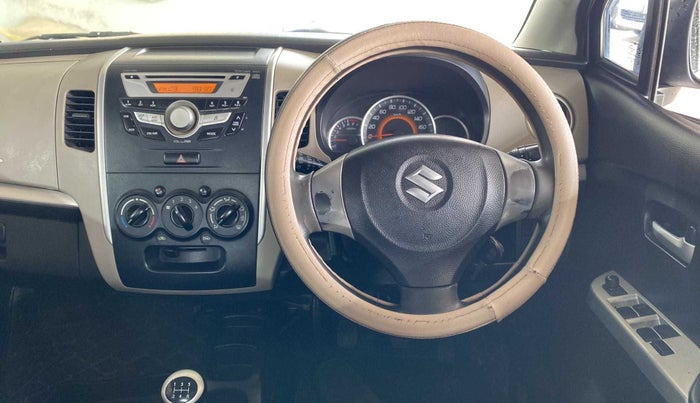 2015 Maruti Wagon R 1.0 VXI, Petrol, Manual, 97,510 km, Steering Wheel Close Up