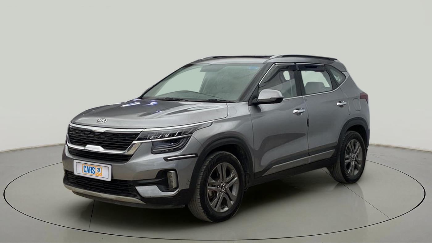 2021 KIA SELTOS HTX 1.5 PETROL, Petrol, Manual, 32,579 km, Left Front Diagonal