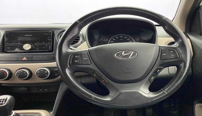 2014 Hyundai Grand i10 ASTA (O) 1.2 KAPPA VTVT, Petrol, Manual, 78,689 km, Steering Wheel Close Up