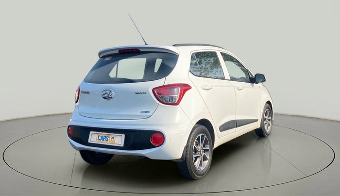 2019 Hyundai Grand i10 SPORTZ AT 1.2 KAPPA VTVT, Petrol, Automatic, 38,782 km, Right Back Diagonal