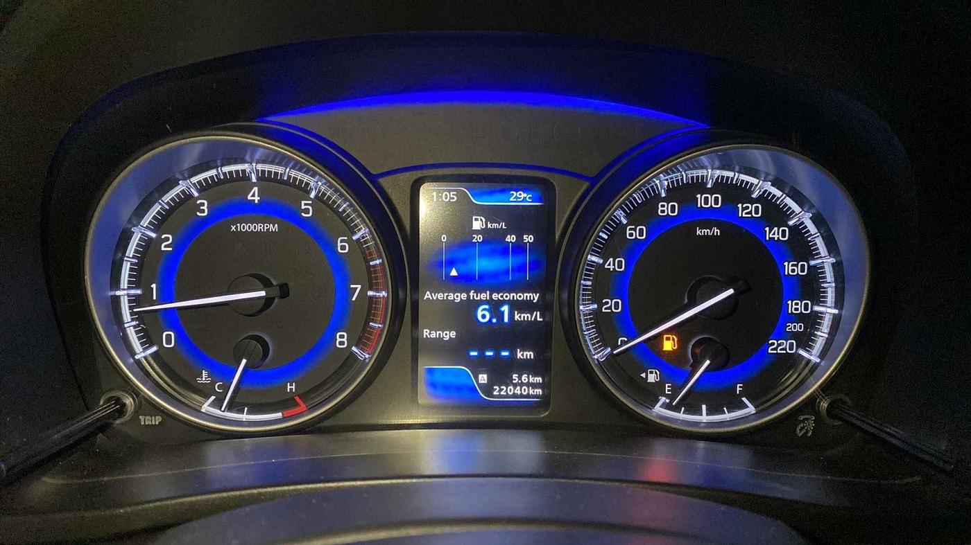 2020 Toyota Glanza V, Petrol, Manual, 22,035 km, Odometer Image