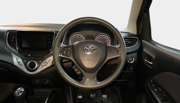 2020 Toyota Glanza V, Petrol, Manual, 22,035 km, Steering Wheel Close Up