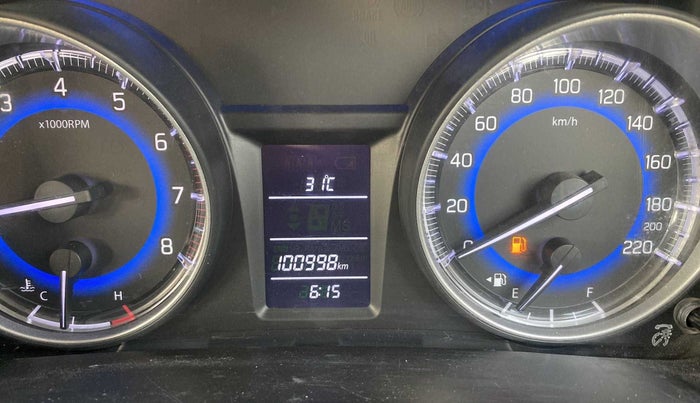 2017 Maruti Baleno DELTA PETROL 1.2, Petrol, Manual, 1,00,988 km, Odometer Image