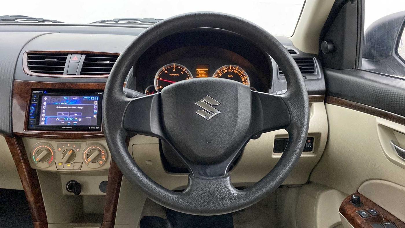 2014 Maruti Swift Dzire VDI, Diesel, Manual, 86,954 km, Steering Wheel Close Up