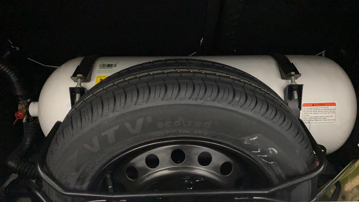 2024 Maruti New Wagon-R VXI CNG 1.0, CNG, Manual, 30,123 km, Spare Tyre