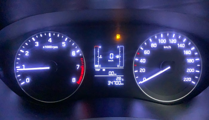 2016 Hyundai Elite i20 SPORTZ 1.2, Petrol, Manual, 34,864 km, Odometer Image