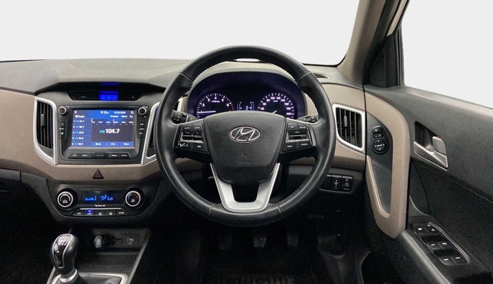 2018 Hyundai Creta SX 1.6 PETROL, Petrol, Manual, 30,720 km, Steering Wheel Close Up