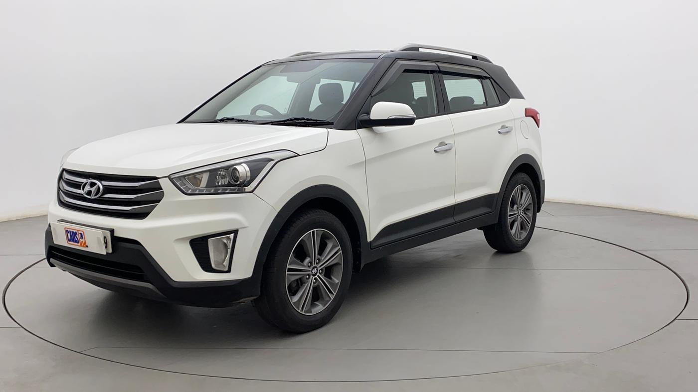 2017 Hyundai Creta SX PLUS AT 1.6 PETROL, Petrol, Automatic, 88,717 km, Left Front Diagonal