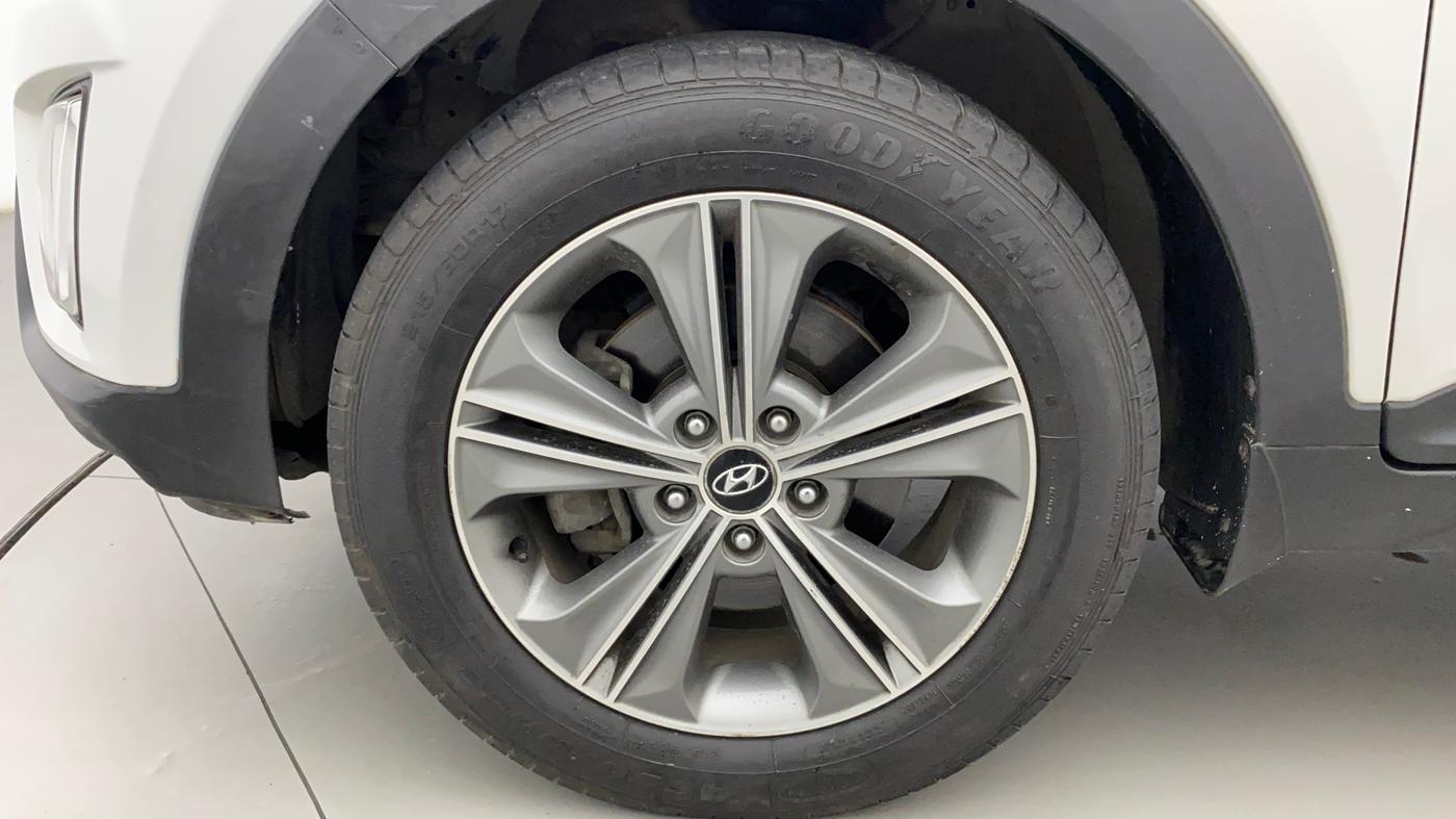 2017 Hyundai Creta SX PLUS AT 1.6 PETROL, Petrol, Automatic, 88,717 km, Left Front Wheel