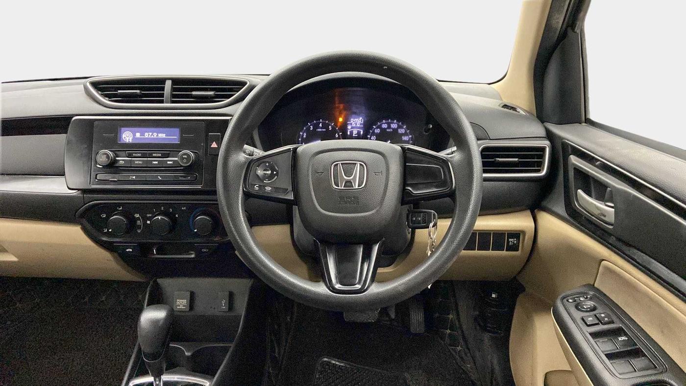 2018 Honda Amaze 1.2L I-VTEC S CVT, Petrol, Automatic, 49,764 km, Steering Wheel Close Up