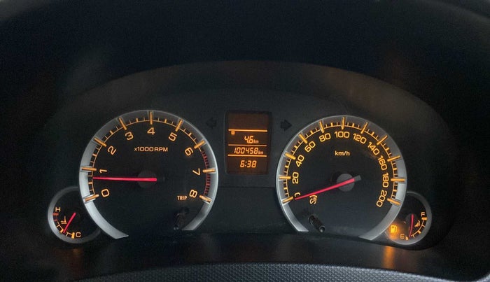 2014 Maruti Swift Dzire VXI, Petrol, Manual, 1,00,458 km, Odometer Image