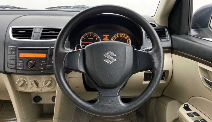 2014 Maruti Swift Dzire VXI, Petrol, Manual, 1,00,458 km, Steering Wheel Close Up