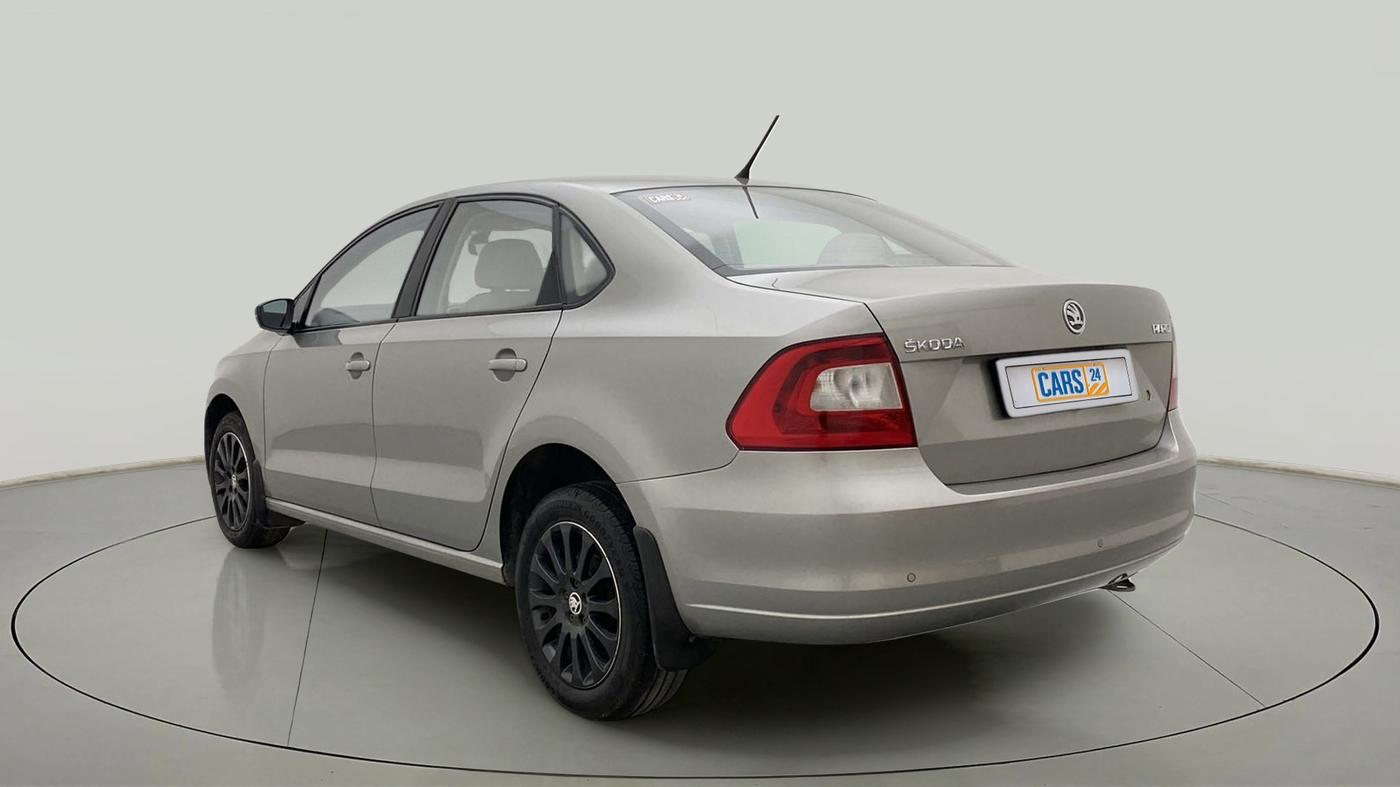 2016 Skoda Rapid 1.5 TDI CR STYLE PLUS AT, Diesel, Automatic, 92,223 km, Left Back Diagonal