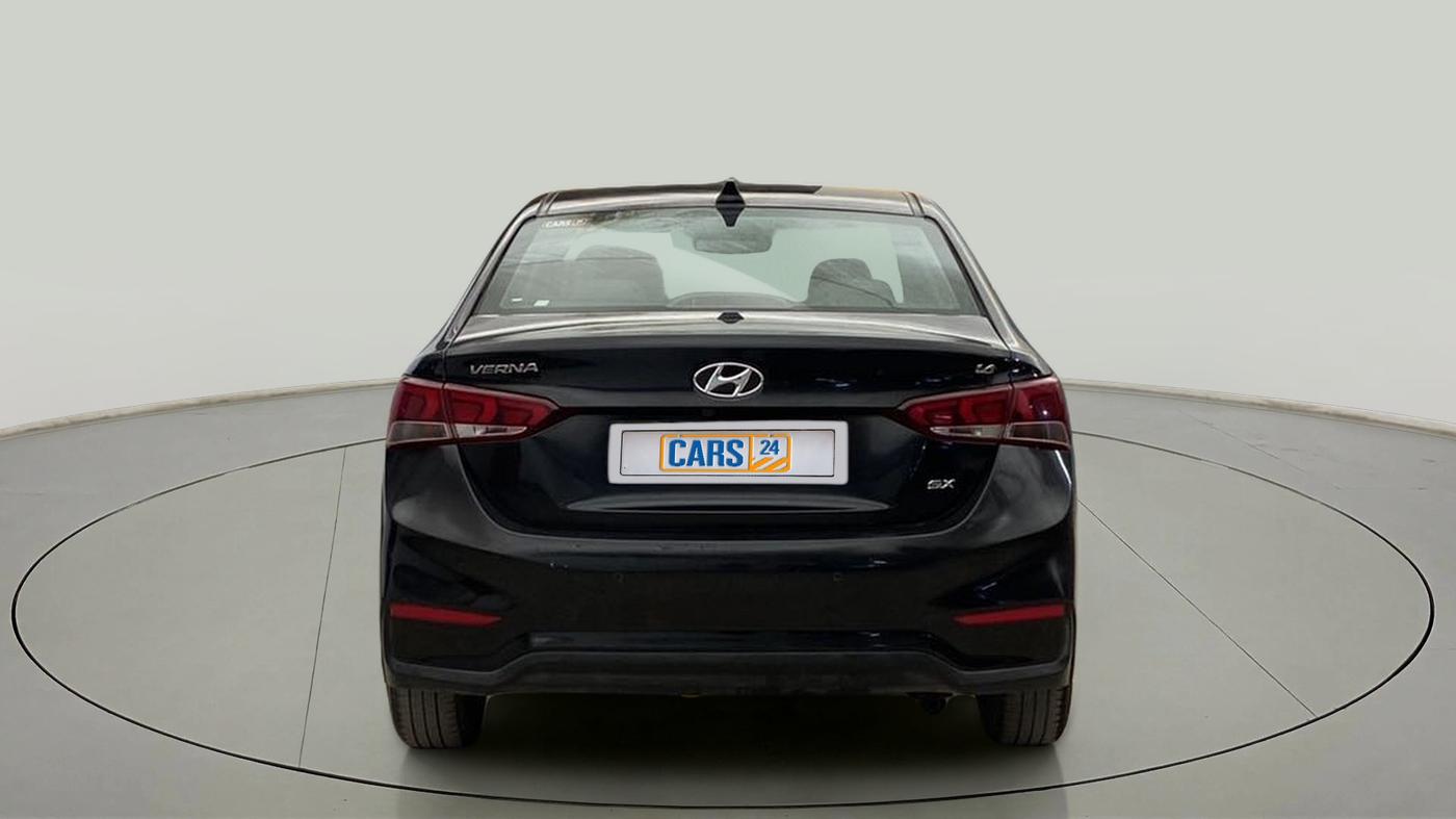 2019 Hyundai Verna 1.6 VTVT SX (O) AT, Petrol, Automatic, 40,798 km, Back/Rear