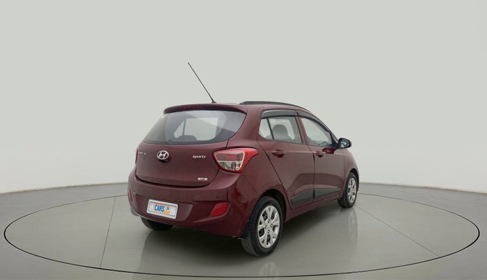 2015 Hyundai Grand i10 SPORTZ 1.2 KAPPA VTVT, Petrol, Manual, 41,548 km, Right Back Diagonal