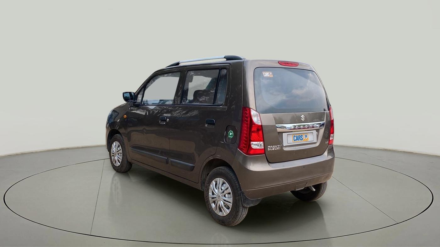 2012 Maruti Wagon R 1.0 LXI, CNG, Manual, 61,467 km, Left Back Diagonal