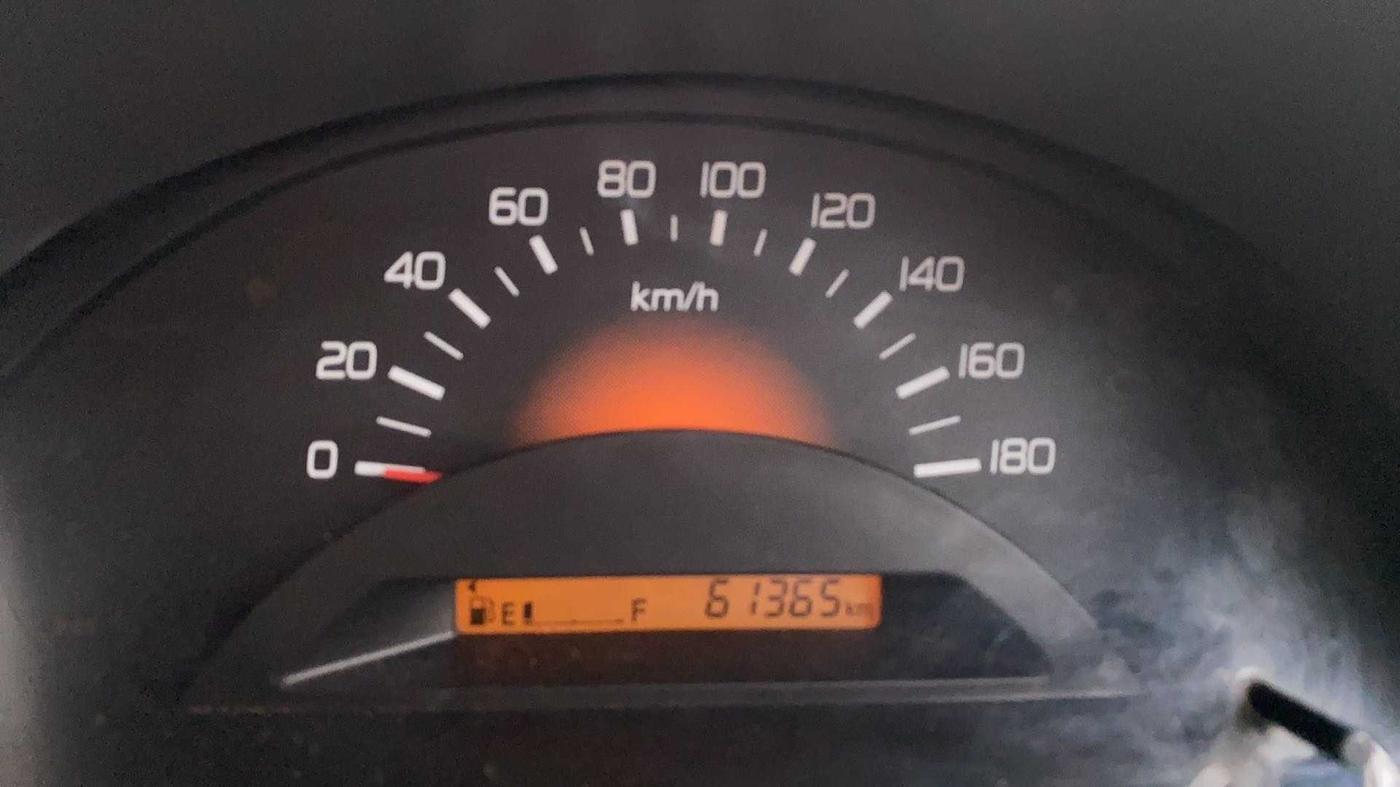 2012 Maruti Wagon R 1.0 LXI, CNG, Manual, 61,467 km, Odometer Image