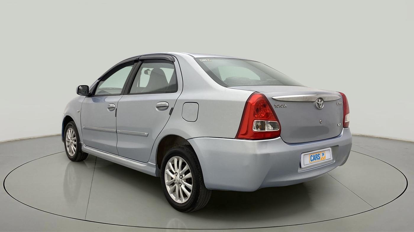 2011 Toyota Etios VX, Petrol, Manual, 92,271 km, Left Back Diagonal