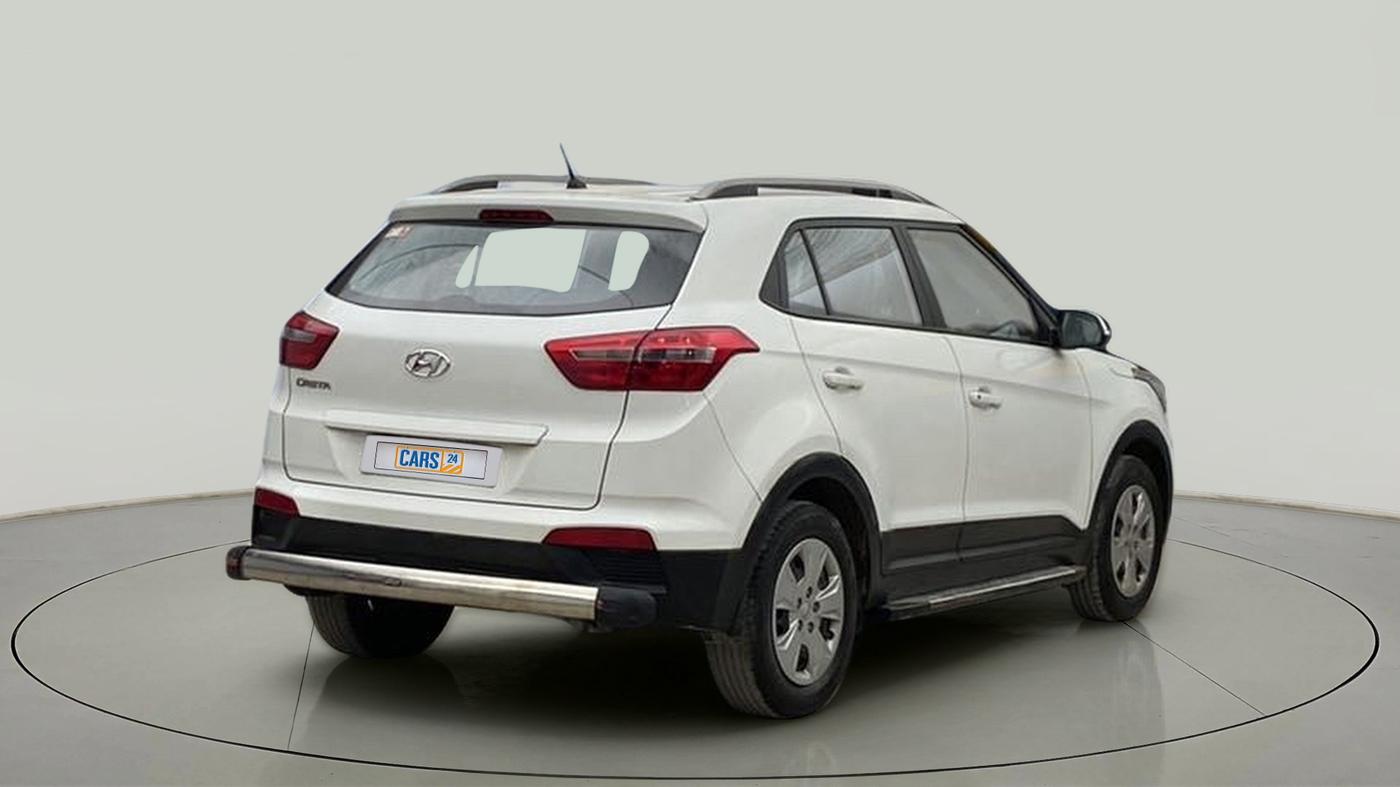 2017 Hyundai Creta E PLUS 1.6 PETROL, Petrol, Manual, 60,310 km, Right Back Diagonal