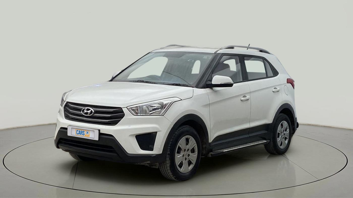 2017 Hyundai Creta E PLUS 1.6 PETROL, Petrol, Manual, 60,310 km, Left Front Diagonal