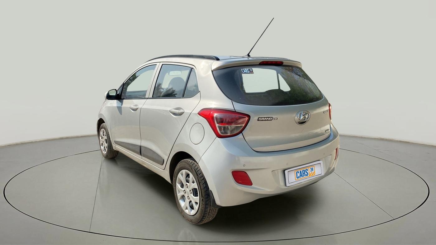 2015 Hyundai Grand i10 SPORTZ 1.2 KAPPA VTVT, Petrol, Manual, 90,575 km, Left Back Diagonal