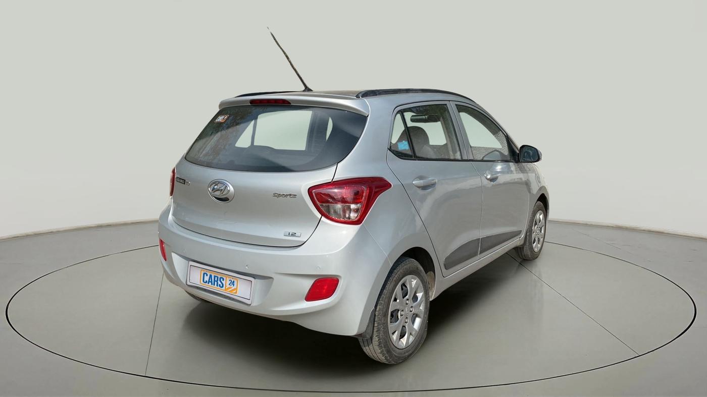 2015 Hyundai Grand i10 SPORTZ 1.2 KAPPA VTVT, Petrol, Manual, 90,575 km, Right Back Diagonal