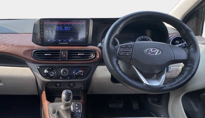 2021 Hyundai AURA S 1.2 AMT, Petrol, Automatic, 12,634 km, Steering Wheel Close Up
