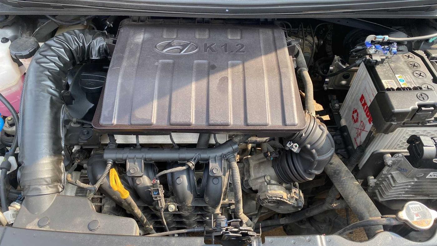 2021 Hyundai AURA S 1.2 AMT, Petrol, Automatic, 12,634 km, Open Bonet