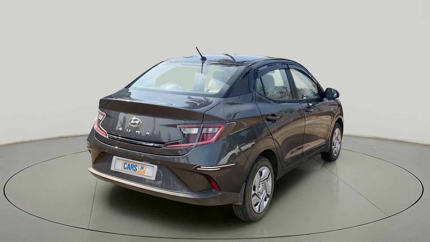 2021 Hyundai AURA S 1.2 AMT, Petrol, Automatic, 12,634 km, Right Back Diagonal