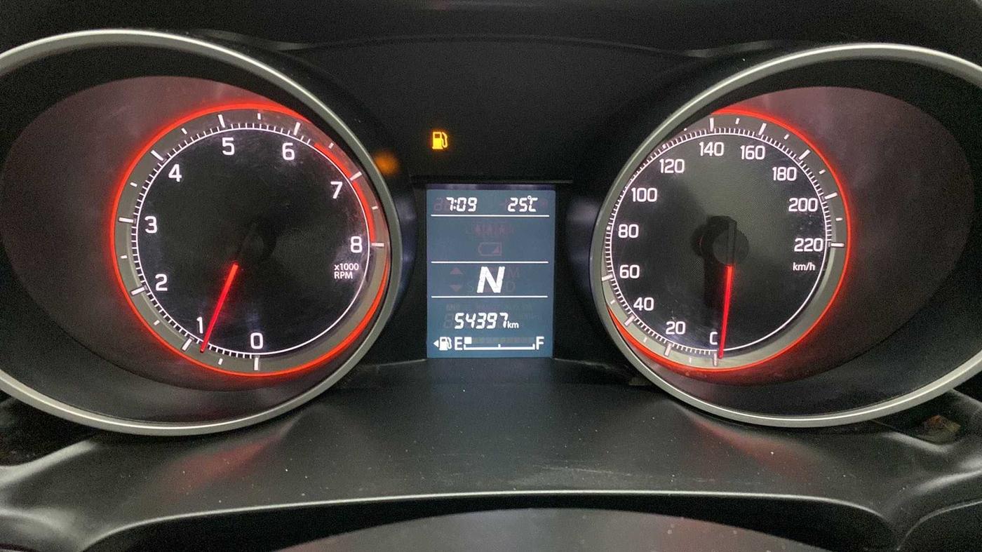 2018 Maruti Swift ZXI AMT, Petrol, Automatic, 54,397 km, Odometer Image