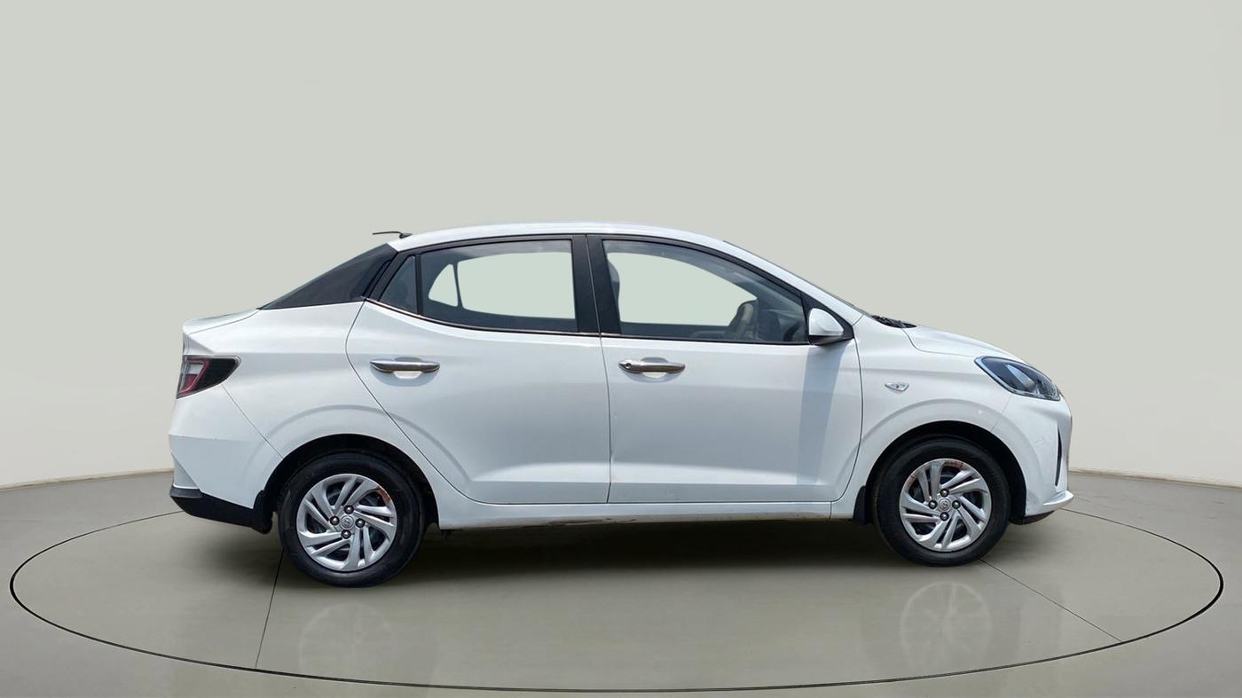 2020 Hyundai AURA S 1.2, Petrol, Manual, 41,550 km, Right Side View