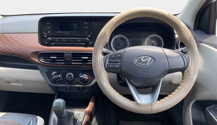 2020 Hyundai AURA S 1.2, Petrol, Manual, 41,550 km, Steering Wheel Close Up