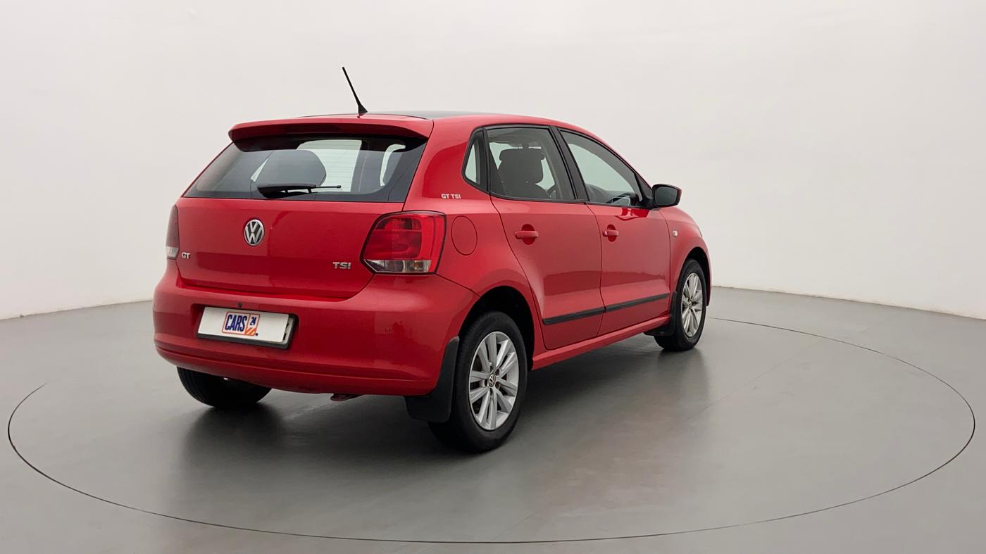 2013 Volkswagen Polo GT TSI 1.2 PETROL AT, Petrol, Automatic, 78,276 km, Right Back Diagonal