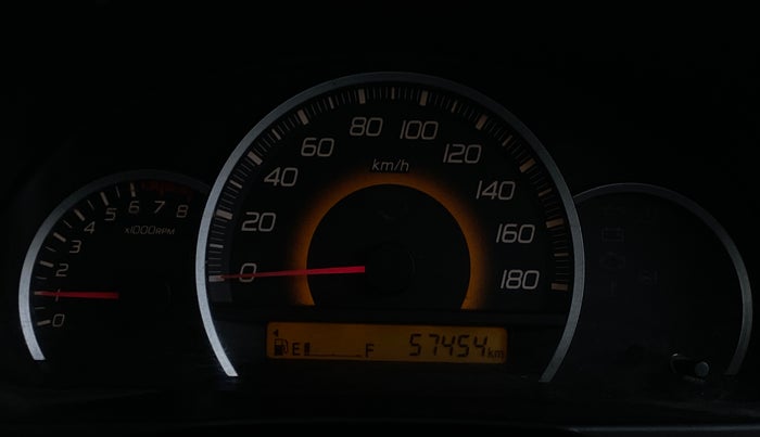 2016 Maruti Wagon R 1.0 VXI, Petrol, Manual, 57,451 km, Odometer Image