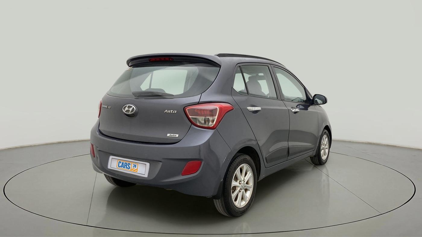 2015 Hyundai Grand i10 ASTA AT 1.2 KAPPA VTVT, Petrol, Automatic, 67,950 km, Right Back Diagonal