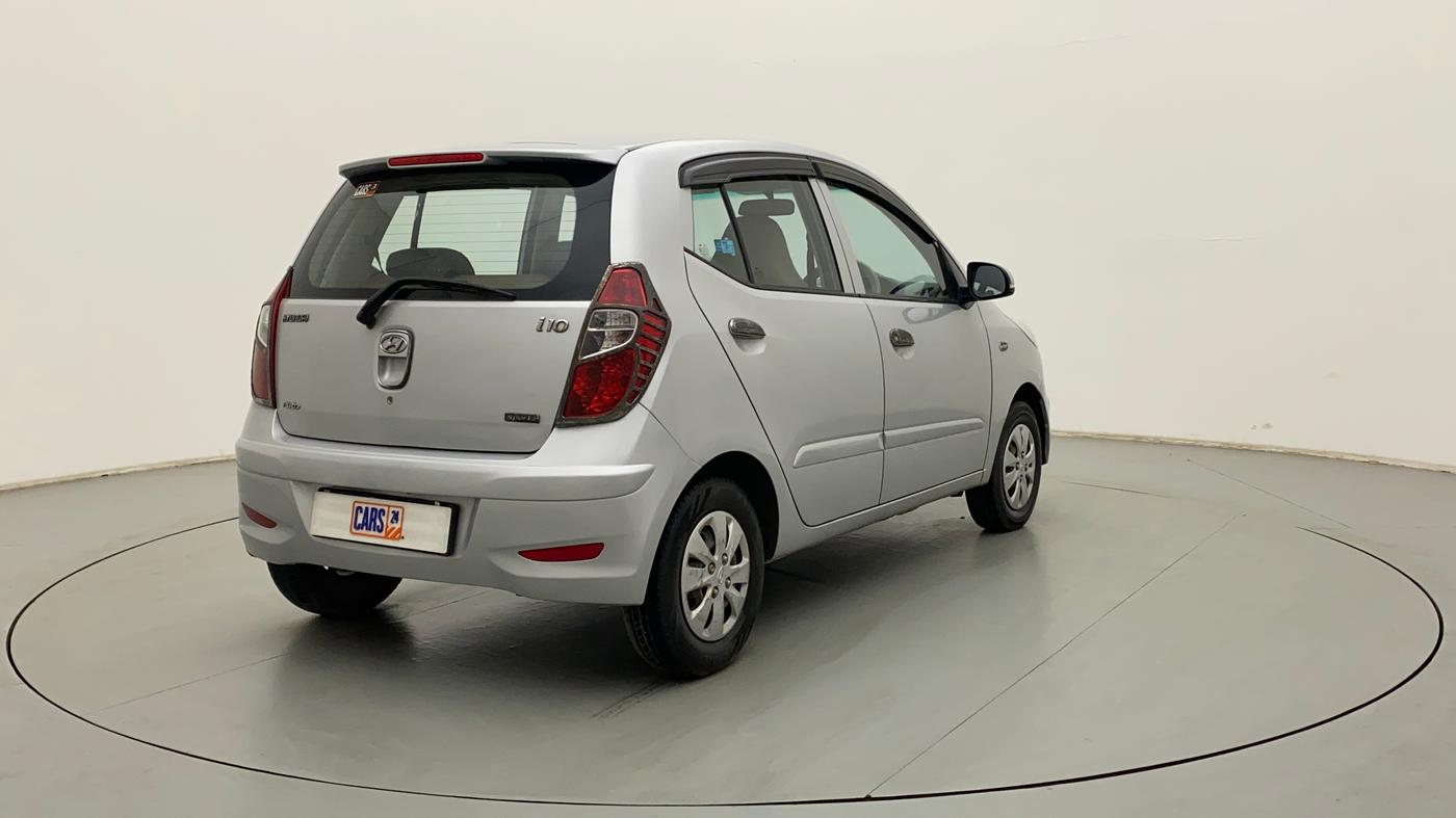 2012 Hyundai i10 SPORTZ 1.2 AT, Petrol, Automatic, 49,372 km, Right Back Diagonal