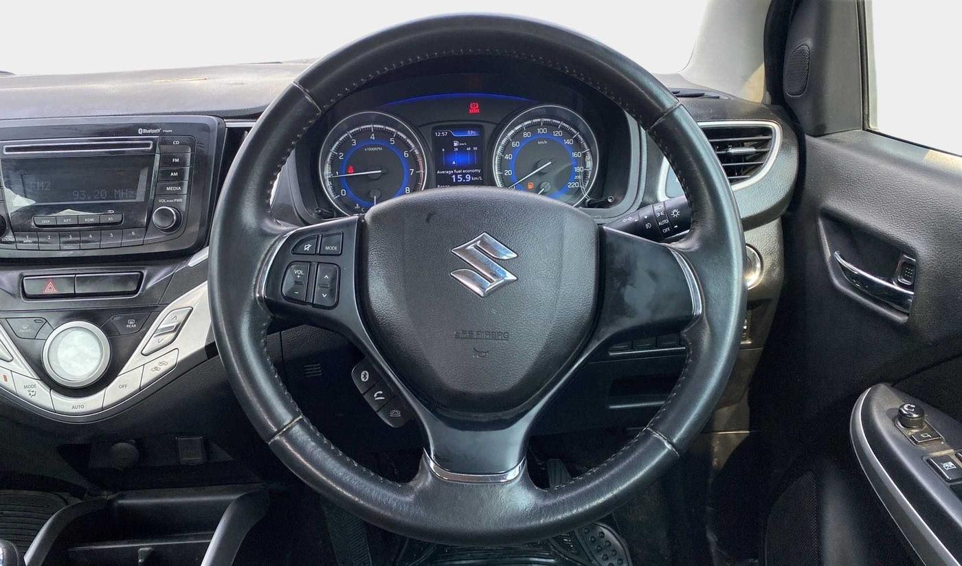 2016 Maruti Baleno ZETA PETROL 1.2, Petrol, Manual, 29,641 km, Steering Wheel Close Up
