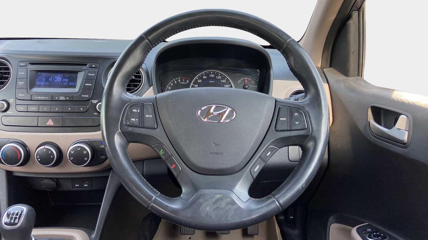 2014 Hyundai Grand i10 ASTA 1.2 KAPPA VTVT, Petrol, Manual, 17,490 km, Steering Wheel Close Up