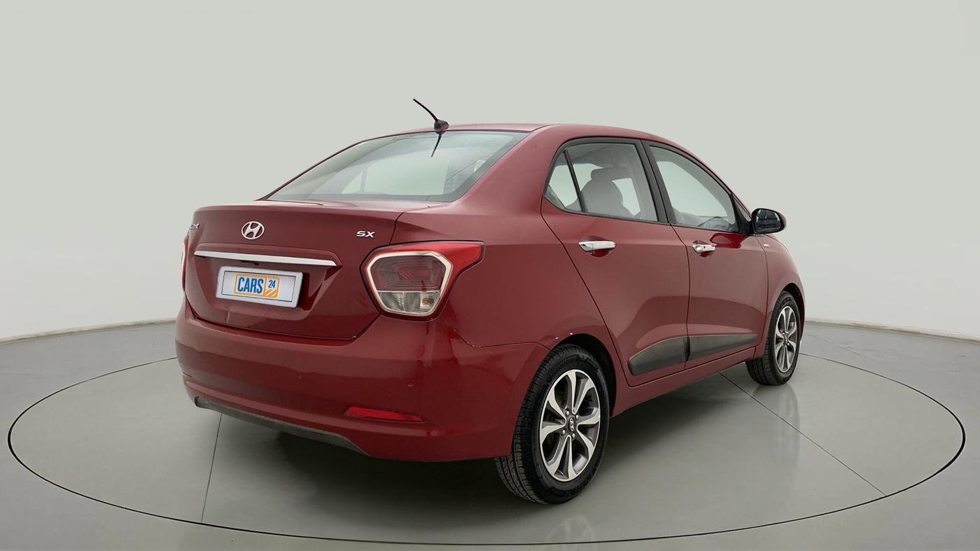 2014 Hyundai Xcent SX AT 1.2 (O), Petrol, Automatic, 96,431 km, Right Back Diagonal