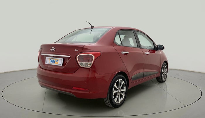 2014 Hyundai Xcent SX AT 1.2 (O), Petrol, Automatic, 96,431 km, Right Back Diagonal