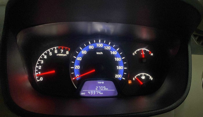 2016 Hyundai Xcent S 1.2, Petrol, Manual, 43,369 km, Odometer Image