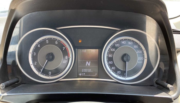 2018 Maruti Dzire VXI AMT, Petrol, Automatic, 69,649 km, Odometer Image