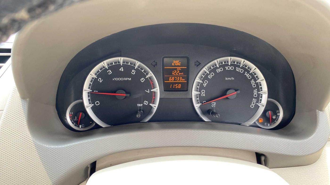 2016 Maruti Ertiga ZXI, Petrol, Manual, 68,696 km, Odometer Image