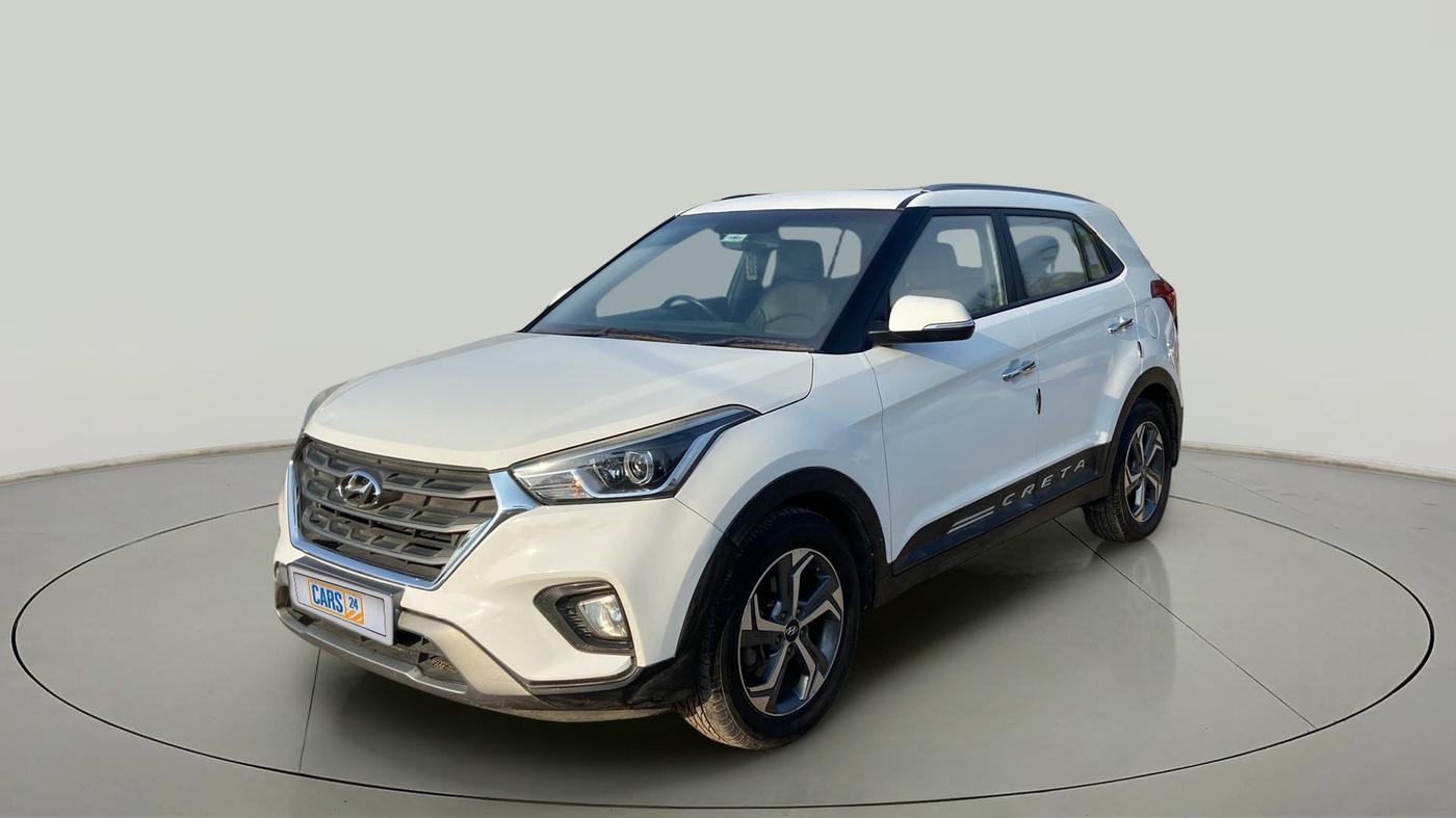 2018 Hyundai Creta SX AT 1.6 PETROL, Petrol, Automatic, 81,984 km, Left Front Diagonal
